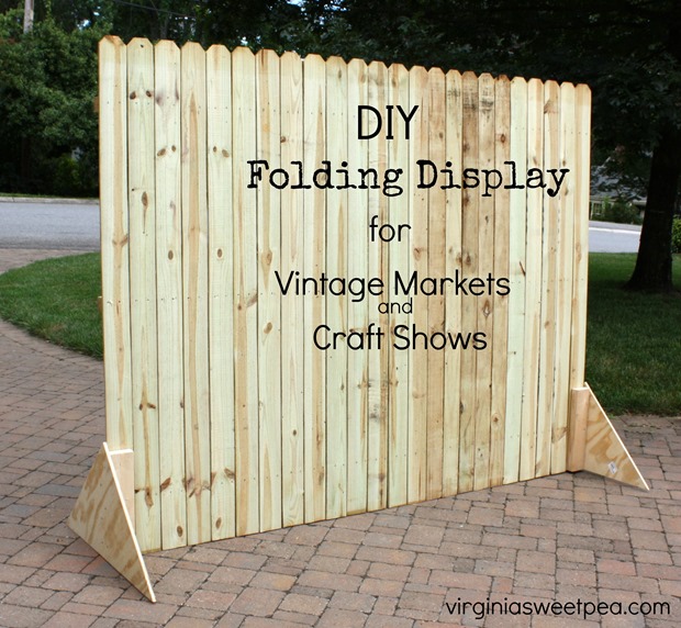 DIY Folding Display by Virginia Sweet Pea